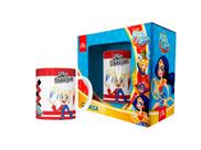 Caneca Super Hero Girls DC Porcelana 330mL Presente Original