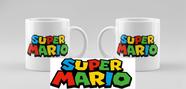 Caneca Super Mario Bros Cerâmica Premium Presente Criativo Geek Personagens Nintendo
