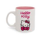 Caneca SuperHeroStuff Hello Kitty Bow Cerâmica Branca/Rosa