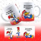 Caneca Tentaram me Derrubar Logo Eu