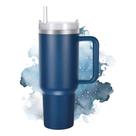 Caneca Termica 1200ml Com Canudo Anweller Alça Emborrachada
