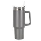 Caneca Térmica 1200ml Inox Com Canudo, Alça e Isolamento Lançamento