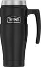 Caneca Térmica Alpes Preta com Alça 470ml Thermos