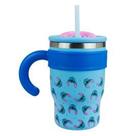 Caneca térmica azul stitch 700ml - disney