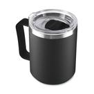 Caneca Térmica Café 450ml com Tampa Aço Inox Parede Dupla Preto Caneca Térmica Café 450ml com Tampa Aço Inox Parede Dupla Preto