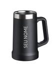 Caneca Térmica Chopp 700ml Personalizada com o Nome Preta
