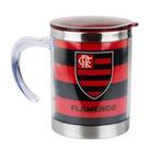 Caneca térmica com tampa 450ml - flamengo