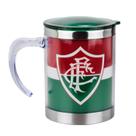 Caneca térmica com tampa 450ml - fluminense