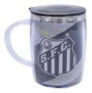 Caneca Térmica Com Tampa 450ml Santos Faixa