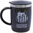 Caneca Térmica Com Tampa 450ml - Santos - Mileno Caneca Térmica Com Tampa 450ml - Santos - Mileno
