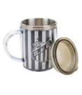 Caneca Térmica Com Tampa 450ml - Santos SFC Caneca Térmica Com Tampa 450ml - Santos SFC