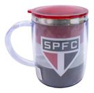 Caneca Térmica Com Tampa 450ml São Paulo Faixa
