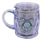 Caneca Térmica Com Tampa Transparente 500ml Palmeiras