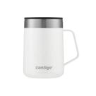 Caneca Térmica Contigo Street Inox 414 ml Branca c/ Tampa