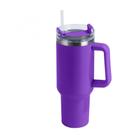Caneca térmica Copo de aço inoxidável com tampa de palha 1.2L
