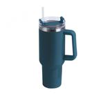 Caneca térmica Copo de aço inoxidável com tampa de palha 1.2L