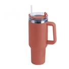 Caneca térmica Copo de aço inoxidável com tampa de palha 1.2L