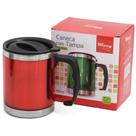 Caneca termica de inox com tampa de plastico colors 450ml