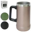 Caneca termica de inox para cerveja com parede dupla colors 700ml na caixa - GOLDEN RIO