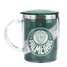 Caneca Térmica Faixa Com Tampa 450ml - Palmeiras Mundial