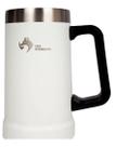 Caneca térmica FOX STAINLESS para Bebidas Quente e Frias 709ml Cor Branca