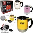 Caneca Termica Mixer / Misturador De Inox / Plastico Premier Com Tampa A Pilha 400ml - SQ COMERCIO