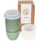 Caneca Térmica para Café NOVA CERAMICS Verde Esmeralda 475 ml Apta para Micro-ondas