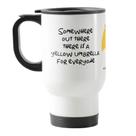 Caneca térmica para carro H.I.M.Y.M. mod.II Branco Caneca térmica para carro H.I.M.Y.M. mod.II Branco