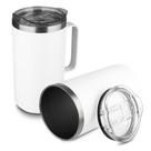 Caneca Térmica Plástica 750ml com Tampa - Estilo e Praticidade para o Seu Dia a Dia!
