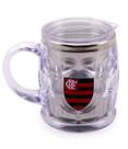 Caneca Térmica Transparente Com Tampa 500ml - Flamengo