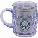 Caneca Térmica Transparente Com Tampa 500ml - Palmeiras