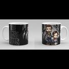 Caneca The Last Of Us Joel E Ellie Chibi Cerâmica Premium 325ml