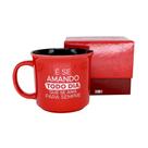 Caneca Tom 350ml Amando Todo Dia