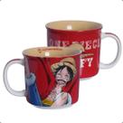Caneca Tom Luffy 350ml Borda Fina Ergonômica Zona Criativa