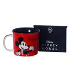 Caneca Tom Mickey Disney em Cerâmica Vermelha Perfeita para Café,Chocolate Quente Momentos de Lazer