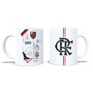Caneca Torcedor Mengão Personalizada C/ Nome 325ml Presente Torcedor Flameng. Rubro-Negro - TE