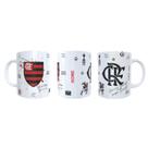 Caneca Torcedor Mengão Personalizada Com Nome 325ml Presente Torcedor Flameng. Rubro-Negro - T