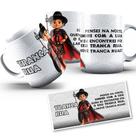 Caneca Tranca Rua Mirim Orixá Umbanda Candomblé 325ml