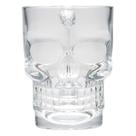 Caneca Transparente Para Bebida Festa Chopp Cerveja Vidro Reforçada De Caveira 510 ML - Mimo Style