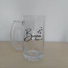 Caneca transparente personalizada