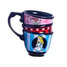 Caneca Trio Hora do Chá Alice in Wonderland Disney 250ml - Zona Criativa