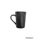 Caneca Tulipa De Porcelana Colorida Canelada 220 Ml