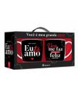 Caneca urban c/2un - meu amor te amo namorados