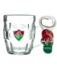 Caneca Vidro 310ml Com Abridor Fluminense