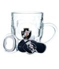 Caneca Vidro 310ml Vasco com Abridor Produto Oficial