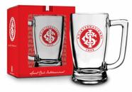 Caneca vidro 340ml - inter - Brasfoot Caneca vidro 340ml - inter - Brasfoot
