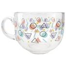 Caneca Vidro 450ml Decorada