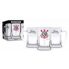Caneca vidro 565 ml corinthians - BRASFOOT