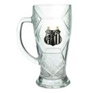 Caneca Vidro Bola Brasão 420ml - Santos Caneca Vidro Bola Brasão 420ml - Santos