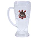 Caneca vidro bola futebol 420ml - corinthians